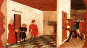UCCELLO, Paolo Miracle of the Desecrated Host (Scene 2) t France oil painting artist